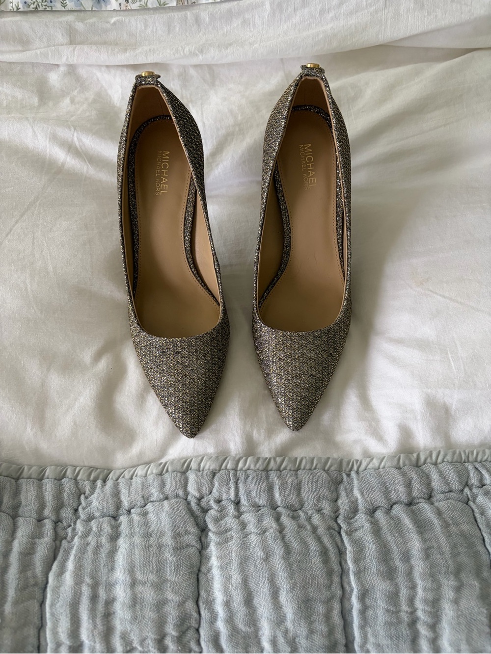 MICHAEL KORS Sparkling Heels size 7